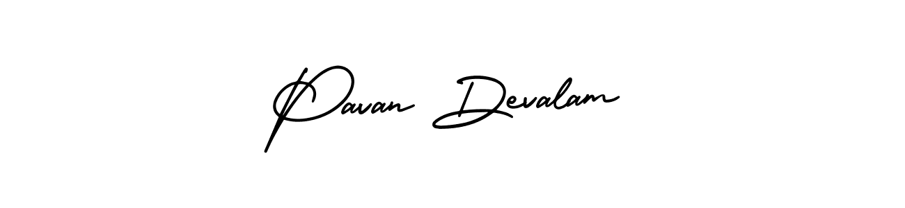 Make a beautiful signature design for name Pavan Devalam. Use this online signature maker to create a handwritten signature for free. Pavan Devalam signature style 3 images and pictures png