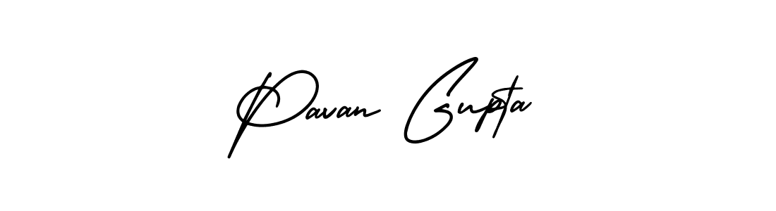 How to Draw Pavan Gupta signature style? AmerikaSignatureDemo-Regular is a latest design signature styles for name Pavan Gupta. Pavan Gupta signature style 3 images and pictures png