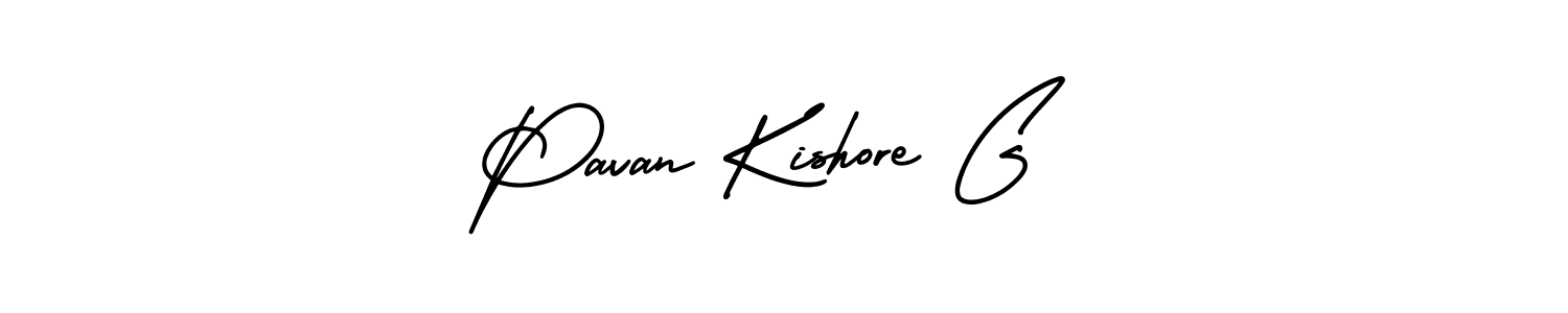 This is the best signature style for the Pavan Kishore G name. Also you like these signature font (AmerikaSignatureDemo-Regular). Mix name signature. Pavan Kishore G signature style 3 images and pictures png