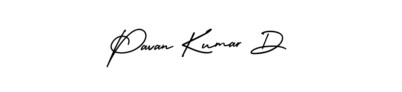 How to make Pavan Kumar D signature? AmerikaSignatureDemo-Regular is a professional autograph style. Create handwritten signature for Pavan Kumar D name. Pavan Kumar D signature style 3 images and pictures png