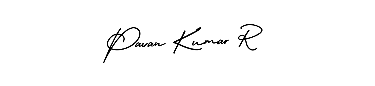 Make a short Pavan Kumar R signature style. Manage your documents anywhere anytime using AmerikaSignatureDemo-Regular. Create and add eSignatures, submit forms, share and send files easily. Pavan Kumar R signature style 3 images and pictures png