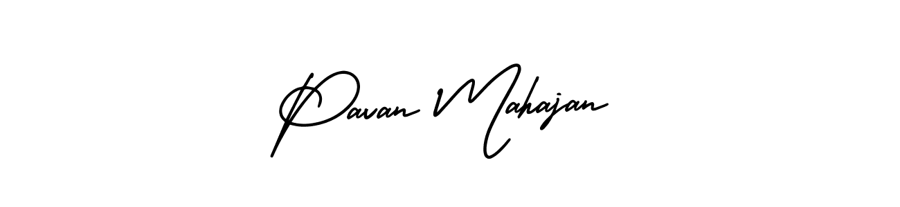 Use a signature maker to create a handwritten signature online. With this signature software, you can design (AmerikaSignatureDemo-Regular) your own signature for name Pavan Mahajan. Pavan Mahajan signature style 3 images and pictures png