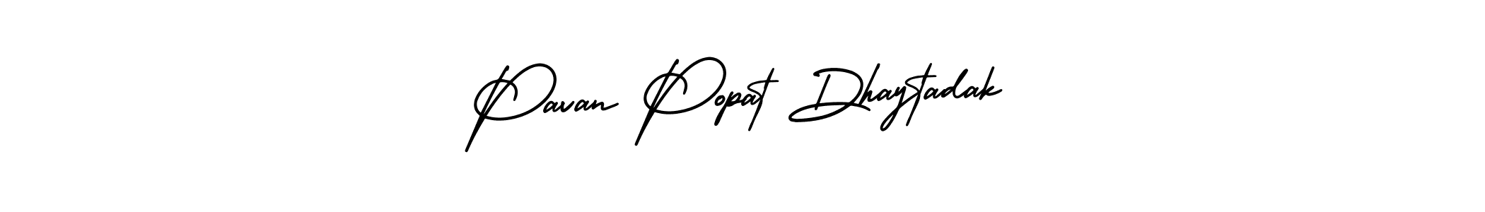 How to make Pavan Popat Dhaytadak signature? AmerikaSignatureDemo-Regular is a professional autograph style. Create handwritten signature for Pavan Popat Dhaytadak name. Pavan Popat Dhaytadak signature style 3 images and pictures png