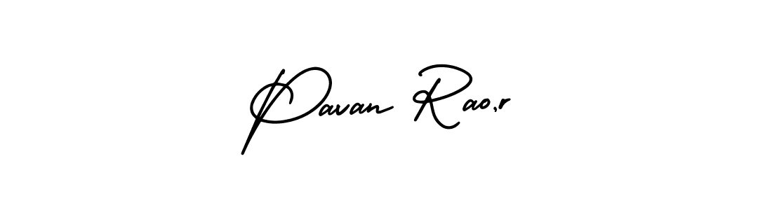 Design your own signature with our free online signature maker. With this signature software, you can create a handwritten (AmerikaSignatureDemo-Regular) signature for name Pavan Rao,r. Pavan Rao,r signature style 3 images and pictures png
