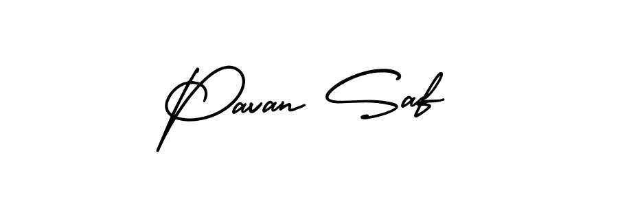 Make a beautiful signature design for name Pavan Saf. Use this online signature maker to create a handwritten signature for free. Pavan Saf signature style 3 images and pictures png