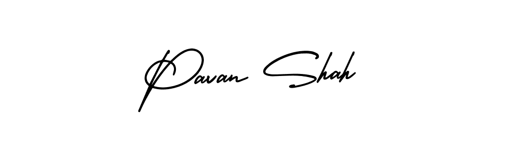 Also we have Pavan Shah name is the best signature style. Create professional handwritten signature collection using AmerikaSignatureDemo-Regular autograph style. Pavan Shah signature style 3 images and pictures png
