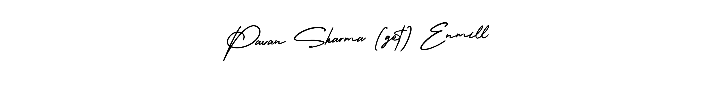 Use a signature maker to create a handwritten signature online. With this signature software, you can design (AmerikaSignatureDemo-Regular) your own signature for name Pavan Sharma (get) Enmill. Pavan Sharma (get) Enmill signature style 3 images and pictures png