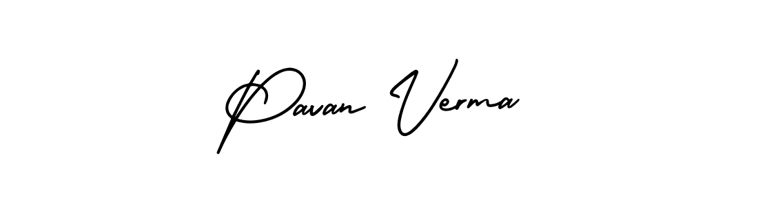 AmerikaSignatureDemo-Regular is a professional signature style that is perfect for those who want to add a touch of class to their signature. It is also a great choice for those who want to make their signature more unique. Get Pavan Verma name to fancy signature for free. Pavan Verma signature style 3 images and pictures png