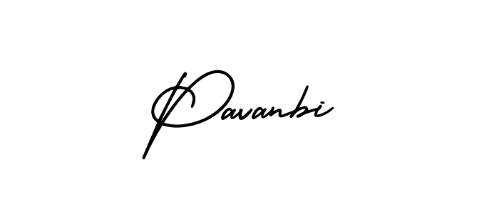 It looks lik you need a new signature style for name Pavanbi. Design unique handwritten (AmerikaSignatureDemo-Regular) signature with our free signature maker in just a few clicks. Pavanbi signature style 3 images and pictures png