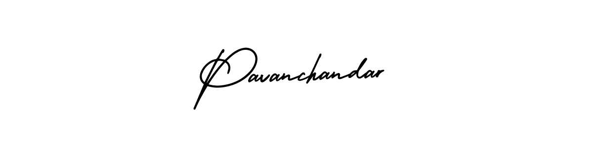 Make a beautiful signature design for name Pavanchandar. With this signature (AmerikaSignatureDemo-Regular) style, you can create a handwritten signature for free. Pavanchandar signature style 3 images and pictures png