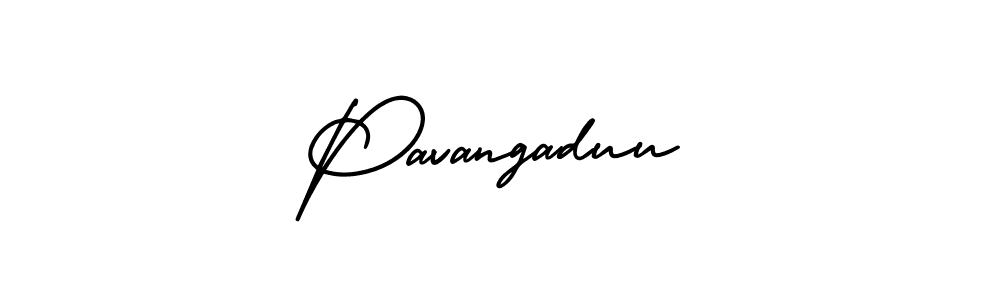 Create a beautiful signature design for name Pavangaduu. With this signature (AmerikaSignatureDemo-Regular) fonts, you can make a handwritten signature for free. Pavangaduu signature style 3 images and pictures png