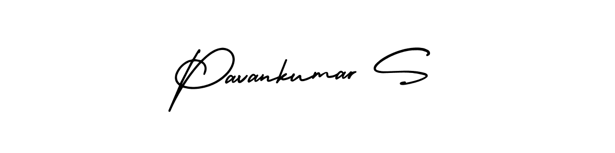 Make a short Pavankumar S signature style. Manage your documents anywhere anytime using AmerikaSignatureDemo-Regular. Create and add eSignatures, submit forms, share and send files easily. Pavankumar S signature style 3 images and pictures png