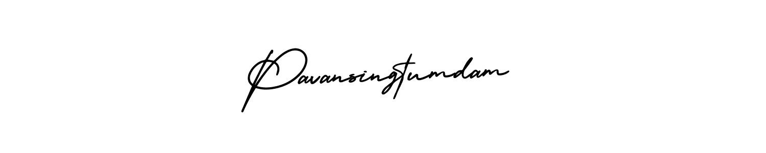 Make a beautiful signature design for name Pavansingtumdam. Use this online signature maker to create a handwritten signature for free. Pavansingtumdam signature style 3 images and pictures png