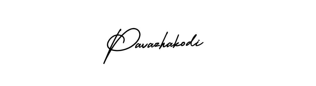 The best way (AmerikaSignatureDemo-Regular) to make a short signature is to pick only two or three words in your name. The name Pavazhakodi include a total of six letters. For converting this name. Pavazhakodi signature style 3 images and pictures png