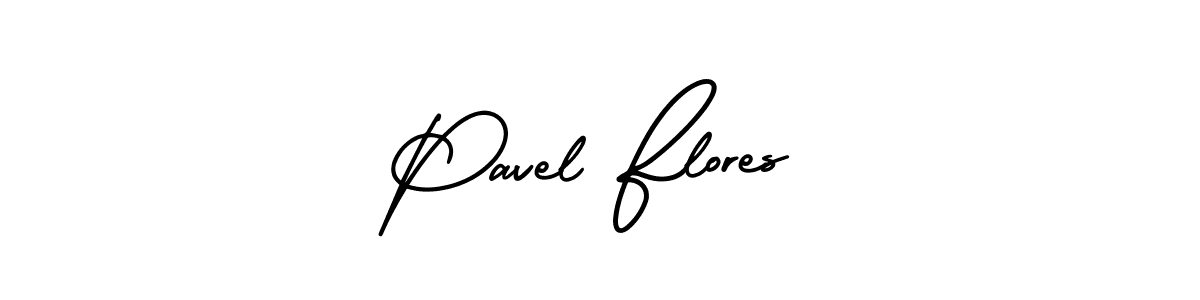You should practise on your own different ways (AmerikaSignatureDemo-Regular) to write your name (Pavel Flores) in signature. don't let someone else do it for you. Pavel Flores signature style 3 images and pictures png