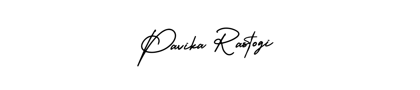 It looks lik you need a new signature style for name Pavika Rastogi. Design unique handwritten (AmerikaSignatureDemo-Regular) signature with our free signature maker in just a few clicks. Pavika Rastogi signature style 3 images and pictures png