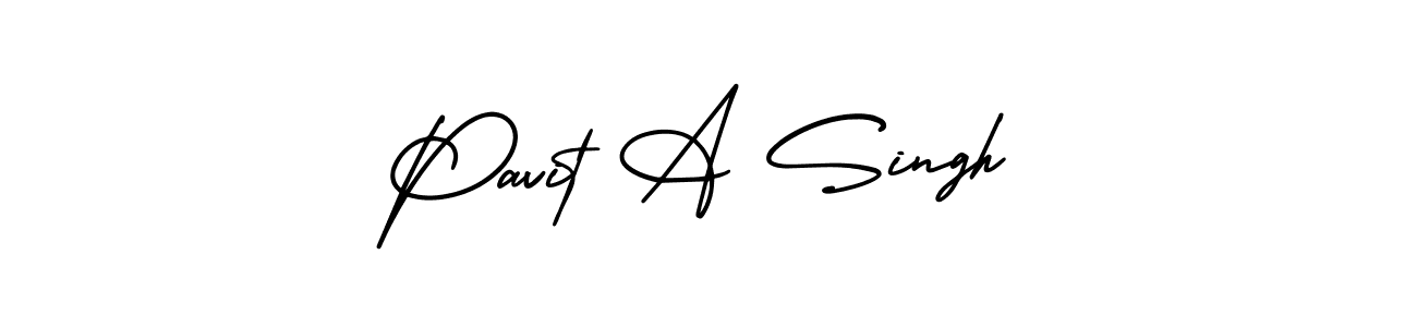 It looks lik you need a new signature style for name Pavit A Singh. Design unique handwritten (AmerikaSignatureDemo-Regular) signature with our free signature maker in just a few clicks. Pavit A Singh signature style 3 images and pictures png