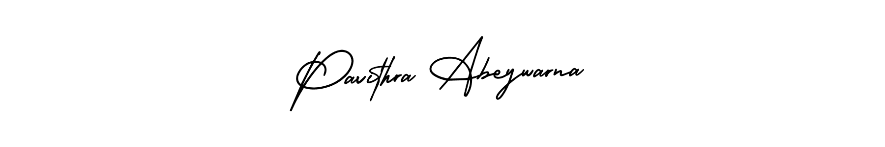 Design your own signature with our free online signature maker. With this signature software, you can create a handwritten (AmerikaSignatureDemo-Regular) signature for name Pavithra Abeywarna. Pavithra Abeywarna signature style 3 images and pictures png