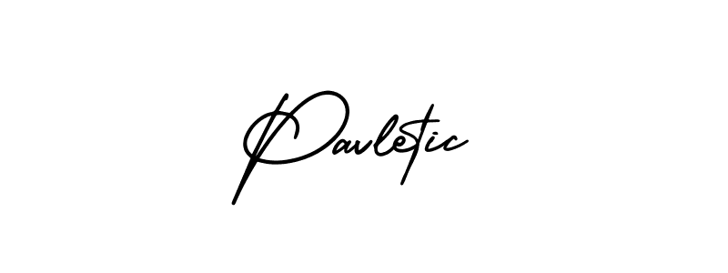 Create a beautiful signature design for name Pavletic. With this signature (AmerikaSignatureDemo-Regular) fonts, you can make a handwritten signature for free. Pavletic signature style 3 images and pictures png