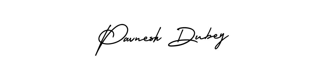 Pavnesh Dubey stylish signature style. Best Handwritten Sign (AmerikaSignatureDemo-Regular) for my name. Handwritten Signature Collection Ideas for my name Pavnesh Dubey. Pavnesh Dubey signature style 3 images and pictures png