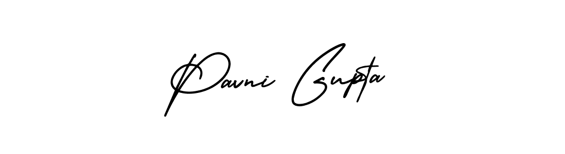 AmerikaSignatureDemo-Regular is a professional signature style that is perfect for those who want to add a touch of class to their signature. It is also a great choice for those who want to make their signature more unique. Get Pavni Gupta name to fancy signature for free. Pavni Gupta signature style 3 images and pictures png