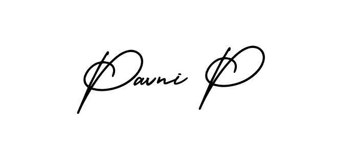 This is the best signature style for the Pavni P name. Also you like these signature font (AmerikaSignatureDemo-Regular). Mix name signature. Pavni P signature style 3 images and pictures png