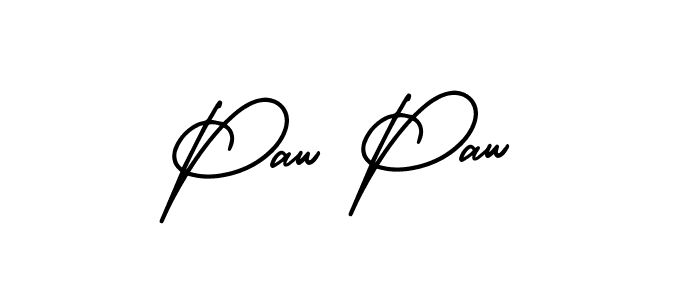 Similarly AmerikaSignatureDemo-Regular is the best handwritten signature design. Signature creator online .You can use it as an online autograph creator for name Paw Paw. Paw Paw signature style 3 images and pictures png