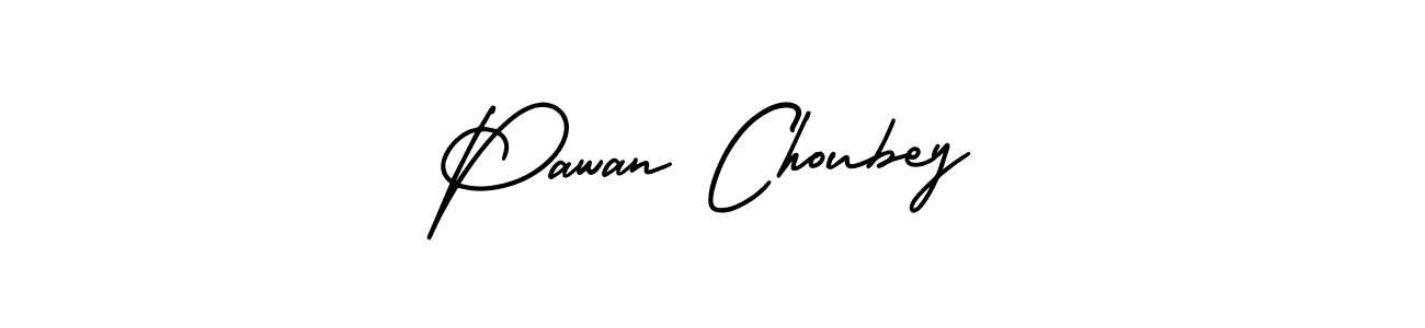 Make a beautiful signature design for name Pawan Choubey. Use this online signature maker to create a handwritten signature for free. Pawan Choubey signature style 3 images and pictures png