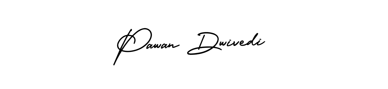 You should practise on your own different ways (AmerikaSignatureDemo-Regular) to write your name (Pawan Dwivedi) in signature. don't let someone else do it for you. Pawan Dwivedi signature style 3 images and pictures png