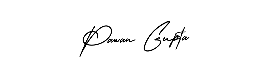 The best way (AmerikaSignatureDemo-Regular) to make a short signature is to pick only two or three words in your name. The name Pawan Gupta include a total of six letters. For converting this name. Pawan Gupta signature style 3 images and pictures png