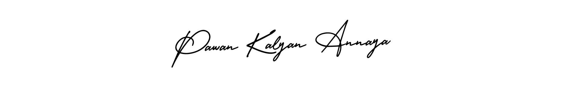 Make a beautiful signature design for name Pawan Kalyan Annaya. With this signature (AmerikaSignatureDemo-Regular) style, you can create a handwritten signature for free. Pawan Kalyan Annaya signature style 3 images and pictures png