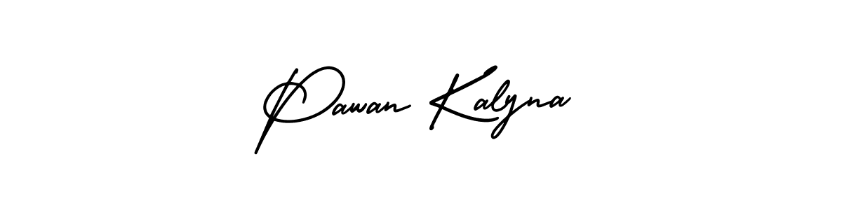 Make a beautiful signature design for name Pawan Kalyna. With this signature (AmerikaSignatureDemo-Regular) style, you can create a handwritten signature for free. Pawan Kalyna signature style 3 images and pictures png