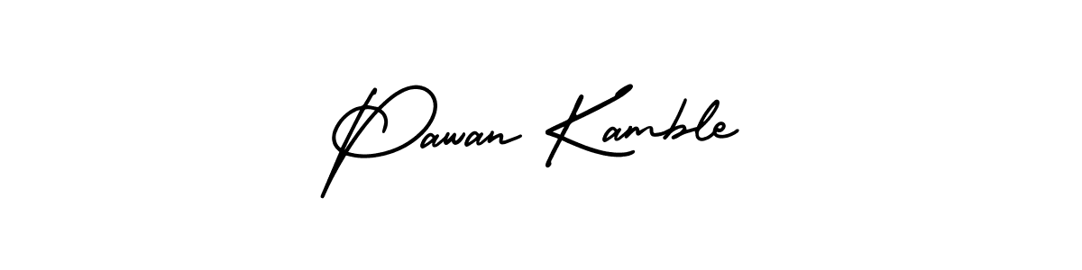 How to make Pawan Kamble signature? AmerikaSignatureDemo-Regular is a professional autograph style. Create handwritten signature for Pawan Kamble name. Pawan Kamble signature style 3 images and pictures png