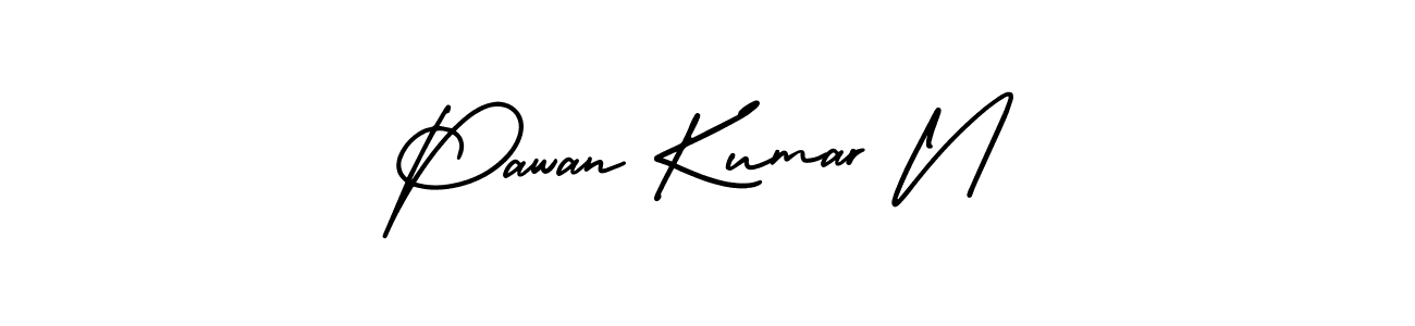 Also we have Pawan Kumar N name is the best signature style. Create professional handwritten signature collection using AmerikaSignatureDemo-Regular autograph style. Pawan Kumar N signature style 3 images and pictures png