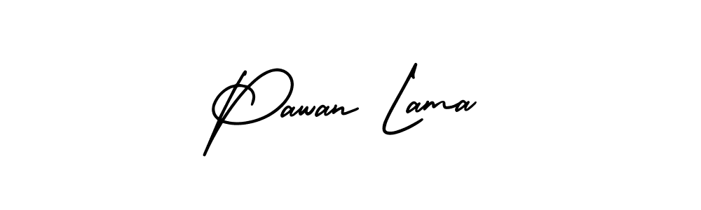 Make a beautiful signature design for name Pawan Lama. Use this online signature maker to create a handwritten signature for free. Pawan Lama signature style 3 images and pictures png