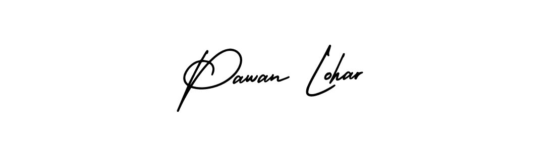 if you are searching for the best signature style for your name Pawan Lohar. so please give up your signature search. here we have designed multiple signature styles  using AmerikaSignatureDemo-Regular. Pawan Lohar signature style 3 images and pictures png