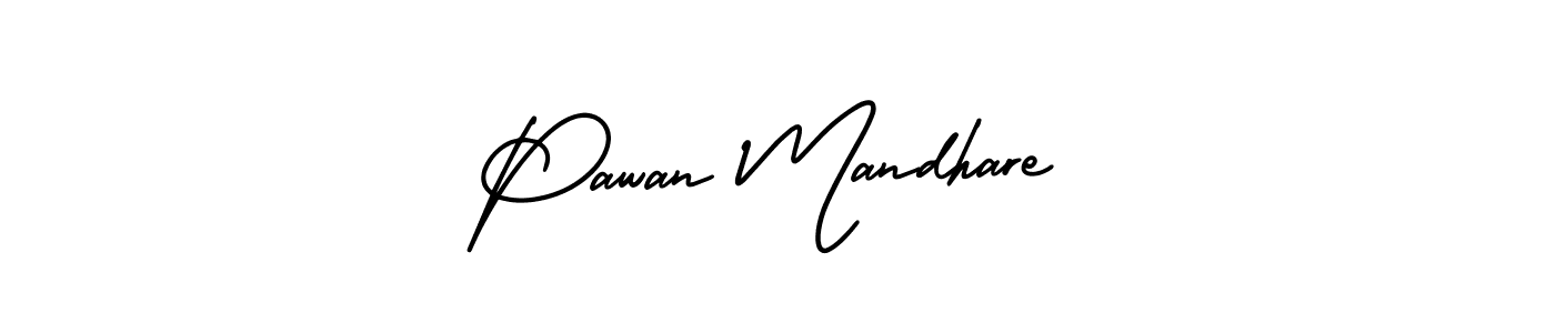 This is the best signature style for the Pawan Mandhare name. Also you like these signature font (AmerikaSignatureDemo-Regular). Mix name signature. Pawan Mandhare signature style 3 images and pictures png