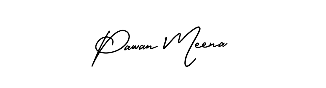 AmerikaSignatureDemo-Regular is a professional signature style that is perfect for those who want to add a touch of class to their signature. It is also a great choice for those who want to make their signature more unique. Get Pawan Meena name to fancy signature for free. Pawan Meena signature style 3 images and pictures png