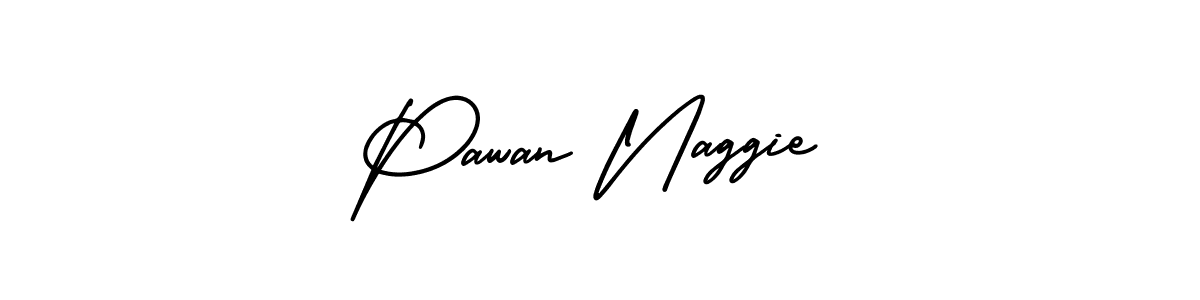 Design your own signature with our free online signature maker. With this signature software, you can create a handwritten (AmerikaSignatureDemo-Regular) signature for name Pawan Naggie. Pawan Naggie signature style 3 images and pictures png