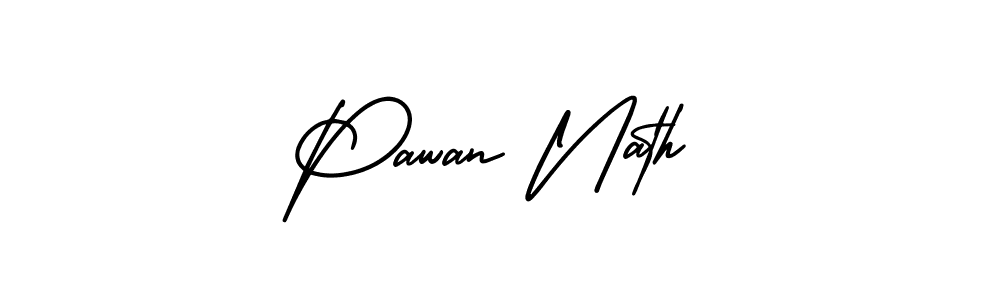 Use a signature maker to create a handwritten signature online. With this signature software, you can design (AmerikaSignatureDemo-Regular) your own signature for name Pawan Nath. Pawan Nath signature style 3 images and pictures png