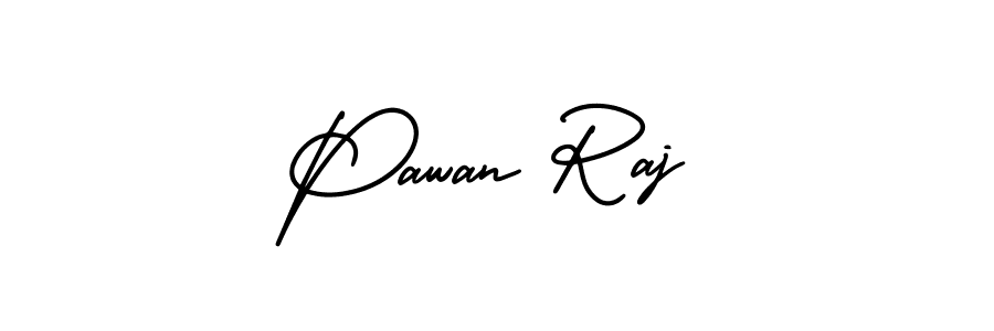 AmerikaSignatureDemo-Regular is a professional signature style that is perfect for those who want to add a touch of class to their signature. It is also a great choice for those who want to make their signature more unique. Get Pawan Raj name to fancy signature for free. Pawan Raj signature style 3 images and pictures png