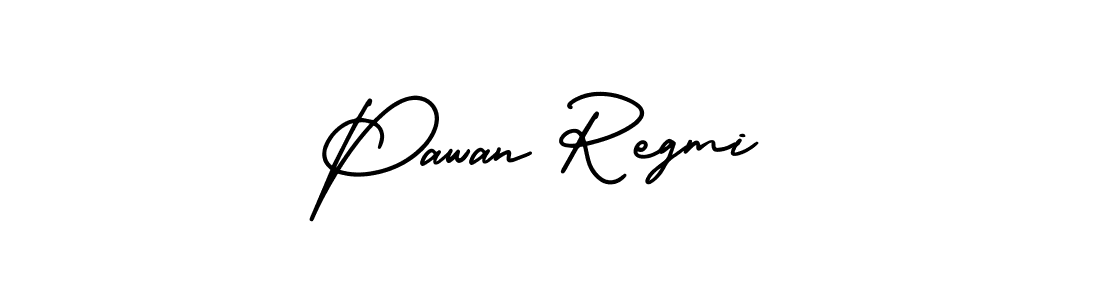 AmerikaSignatureDemo-Regular is a professional signature style that is perfect for those who want to add a touch of class to their signature. It is also a great choice for those who want to make their signature more unique. Get Pawan Regmi name to fancy signature for free. Pawan Regmi signature style 3 images and pictures png