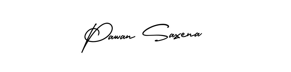 The best way (AmerikaSignatureDemo-Regular) to make a short signature is to pick only two or three words in your name. The name Pawan Saxena include a total of six letters. For converting this name. Pawan Saxena signature style 3 images and pictures png