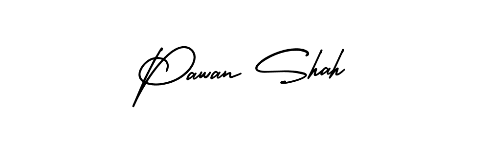 Also we have Pawan Shah name is the best signature style. Create professional handwritten signature collection using AmerikaSignatureDemo-Regular autograph style. Pawan Shah signature style 3 images and pictures png