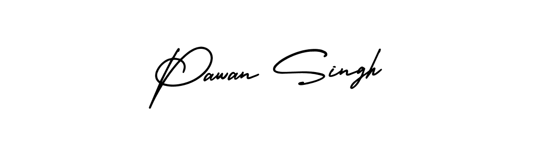 Make a beautiful signature design for name Pawan Singh. With this signature (AmerikaSignatureDemo-Regular) style, you can create a handwritten signature for free. Pawan Singh signature style 3 images and pictures png