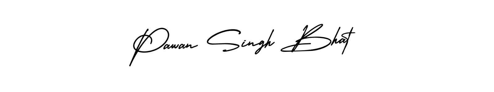 Also we have Pawan Singh Bhat name is the best signature style. Create professional handwritten signature collection using AmerikaSignatureDemo-Regular autograph style. Pawan Singh Bhat signature style 3 images and pictures png