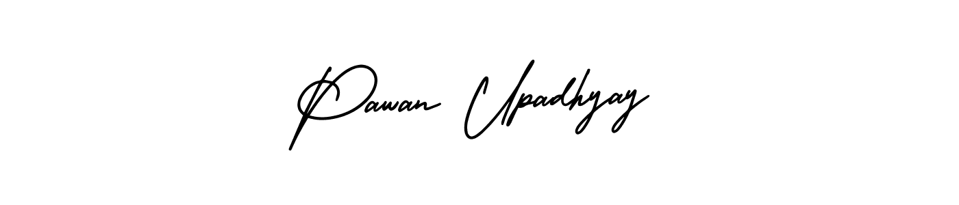It looks lik you need a new signature style for name Pawan Upadhyay. Design unique handwritten (AmerikaSignatureDemo-Regular) signature with our free signature maker in just a few clicks. Pawan Upadhyay signature style 3 images and pictures png