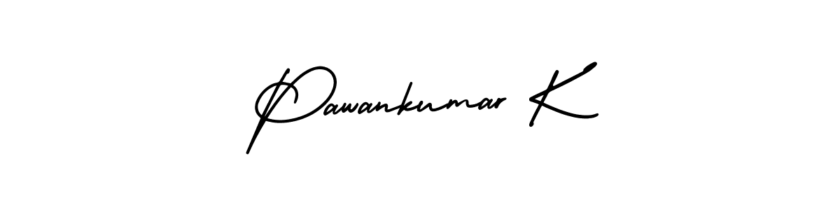 Create a beautiful signature design for name Pawankumar K. With this signature (AmerikaSignatureDemo-Regular) fonts, you can make a handwritten signature for free. Pawankumar K signature style 3 images and pictures png