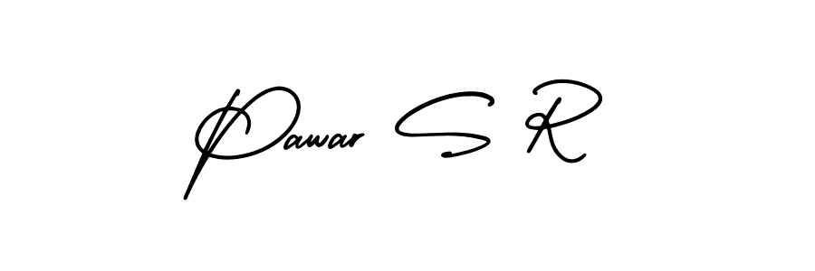 Also You can easily find your signature by using the search form. We will create Pawar S R name handwritten signature images for you free of cost using AmerikaSignatureDemo-Regular sign style. Pawar S R signature style 3 images and pictures png