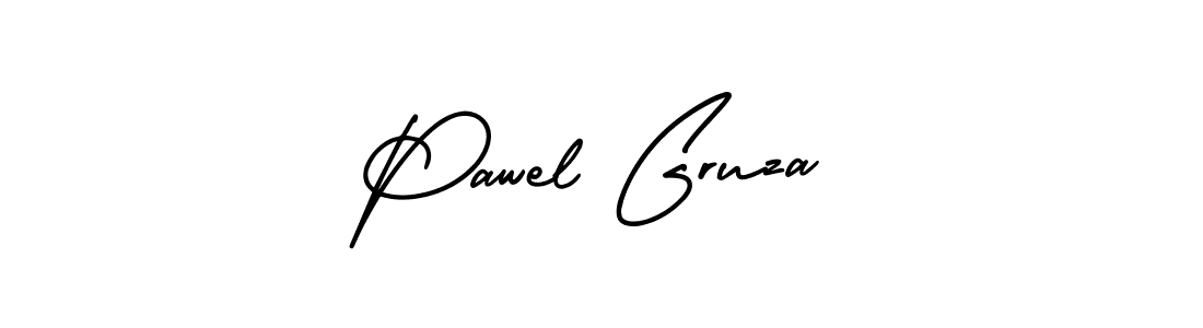 Use a signature maker to create a handwritten signature online. With this signature software, you can design (AmerikaSignatureDemo-Regular) your own signature for name Pawel Gruza. Pawel Gruza signature style 3 images and pictures png